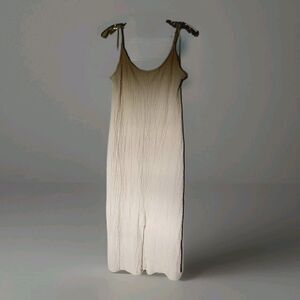 H&M Slip Dress Size XL  Maxi Cream